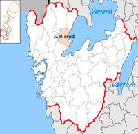 Mellerud in Västra Götaland county